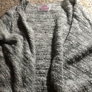 Justice grey cardigan